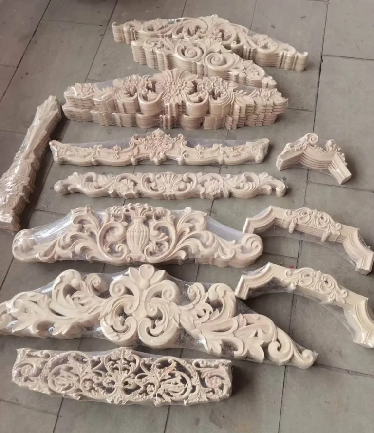 Decorative solid wood applique for furniture by PrimeKeep Global