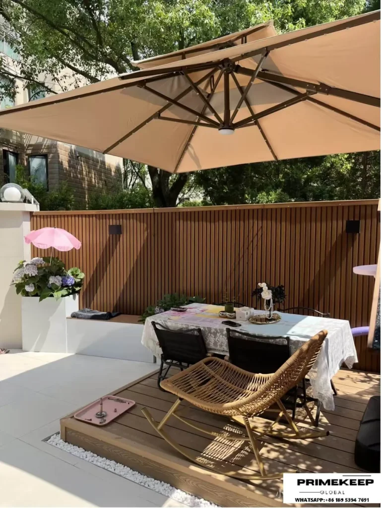 Exterior WPC wall panel installation