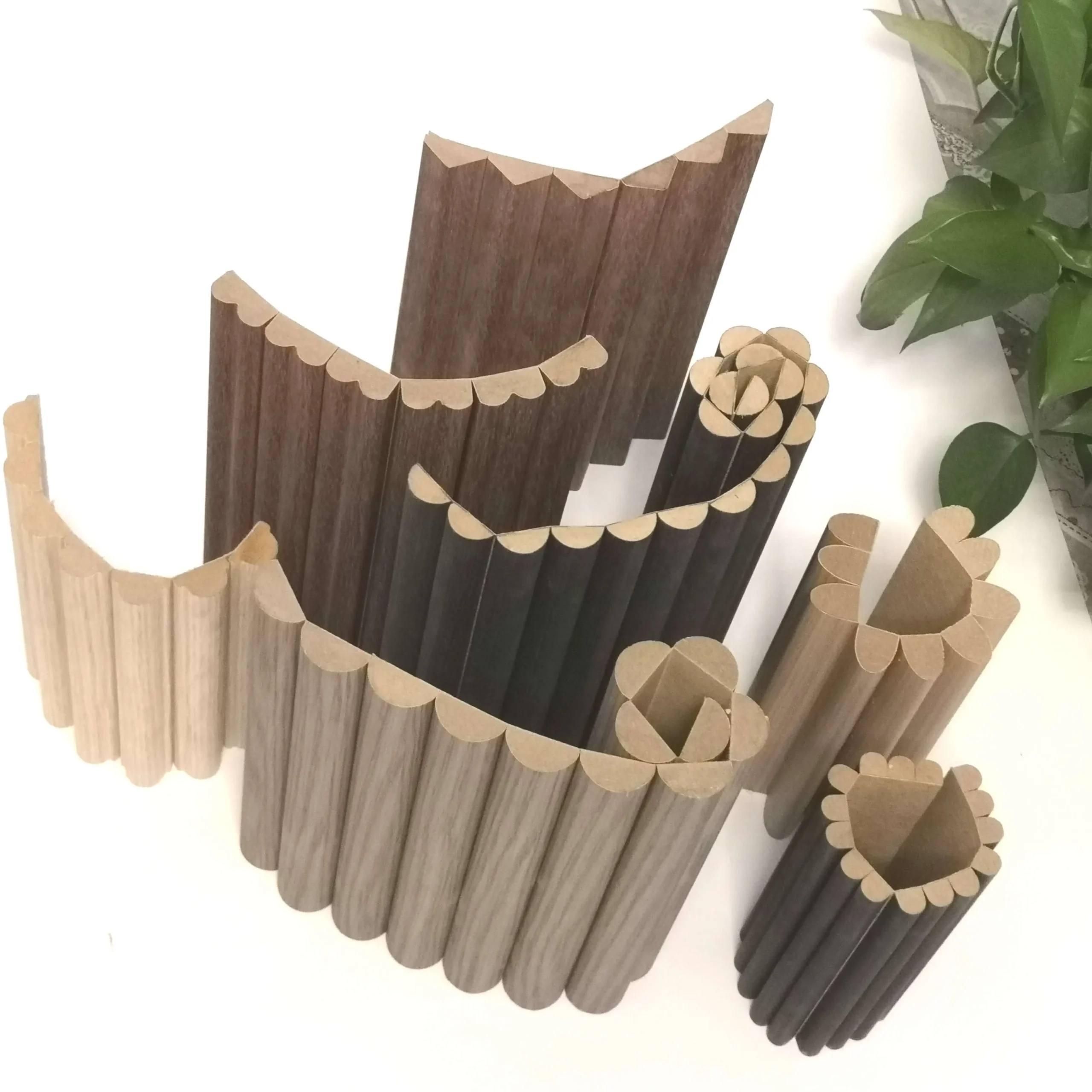 Flexible MDF tambour panels detail