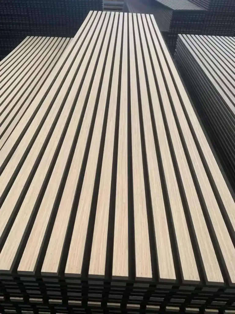 OEM wood slat panel supplier factory