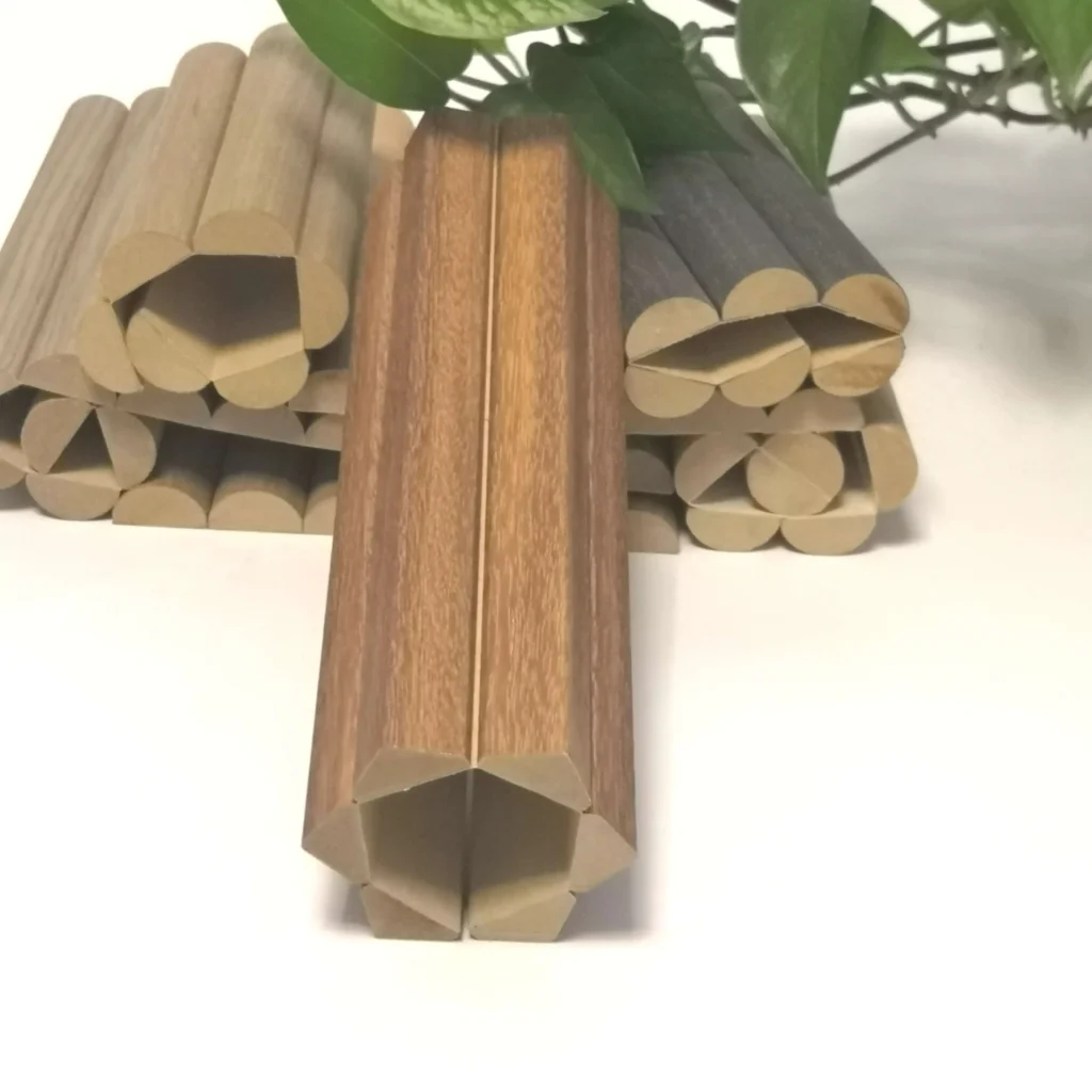 Triangle profile design of Custom MDF Flexible Wood Wall Panels for modern offices-PRIMEKEEPGLOBAL