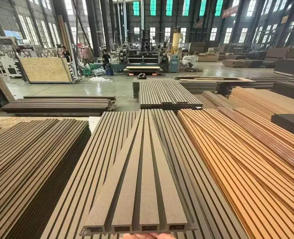 UV-resistant WPC wall panel