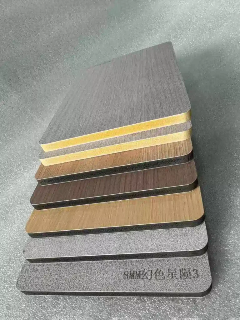 bamboo charcoal veneer surface texture detail