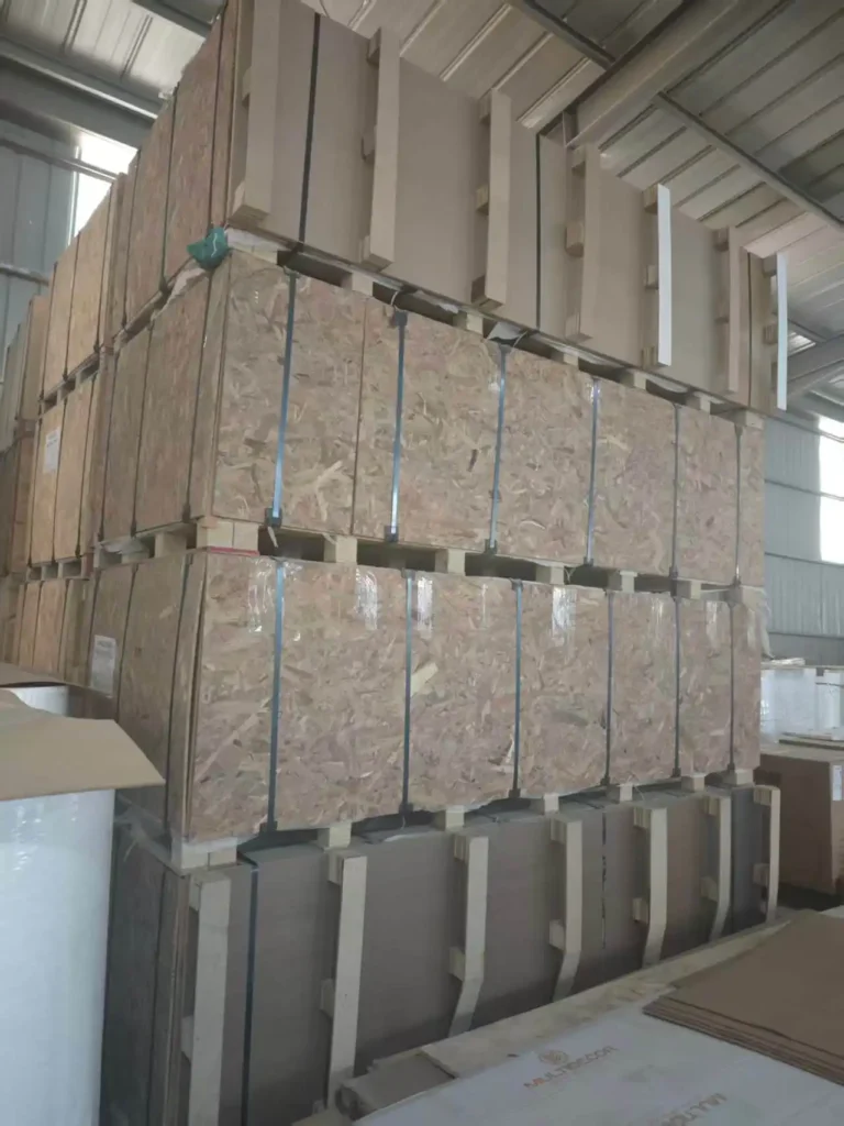 bamboo charcoal wood veneer sheets package in factory