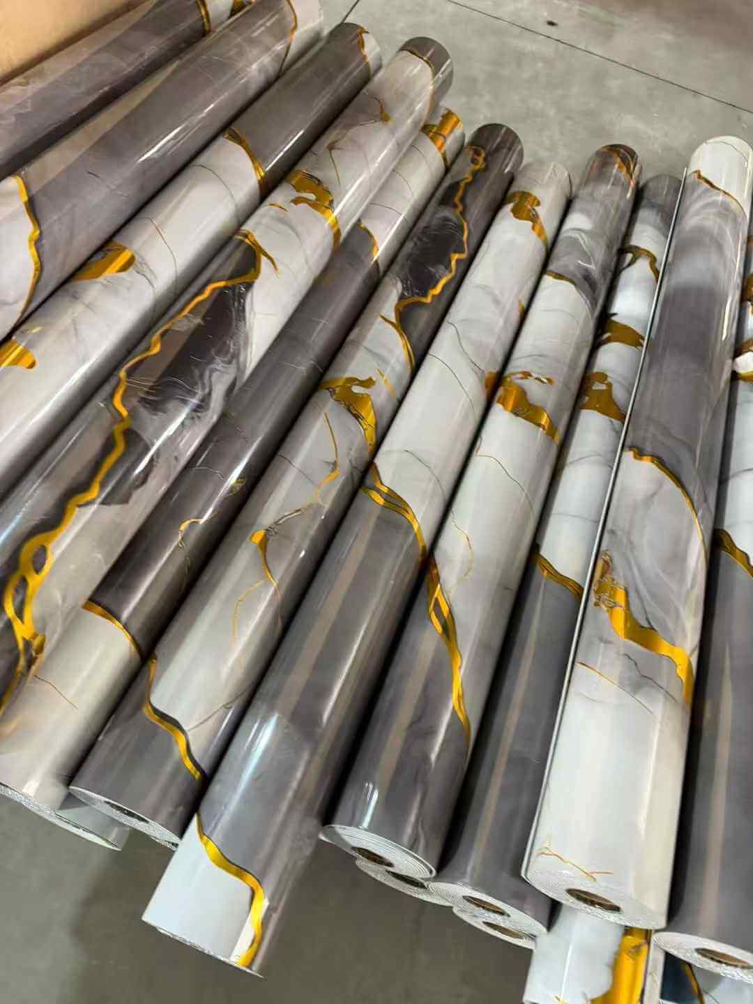 Bulk self adhesive wallpaper roll inventory in factory-primekeepglobal