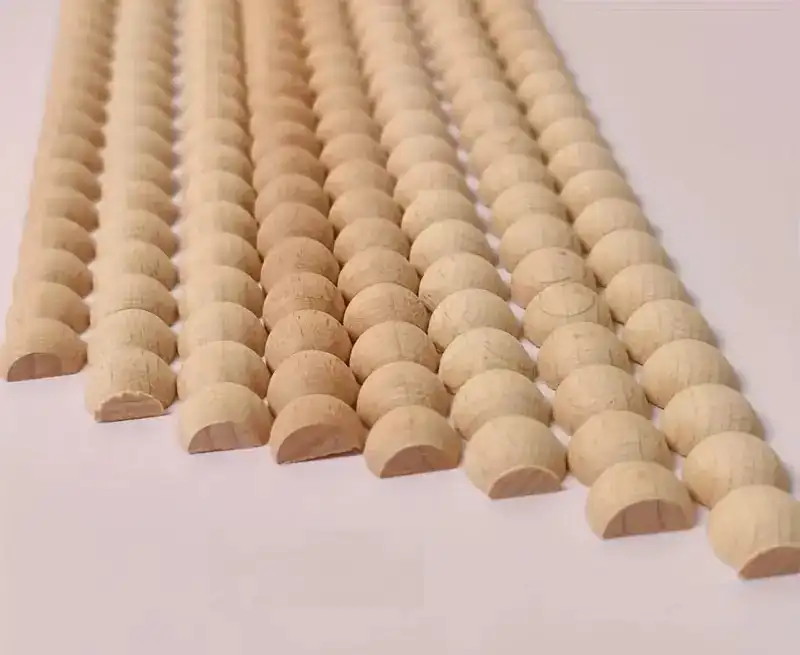 beech wood bobbin trim moulding